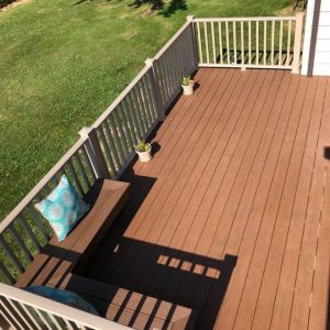 New Deck with Built in Seating